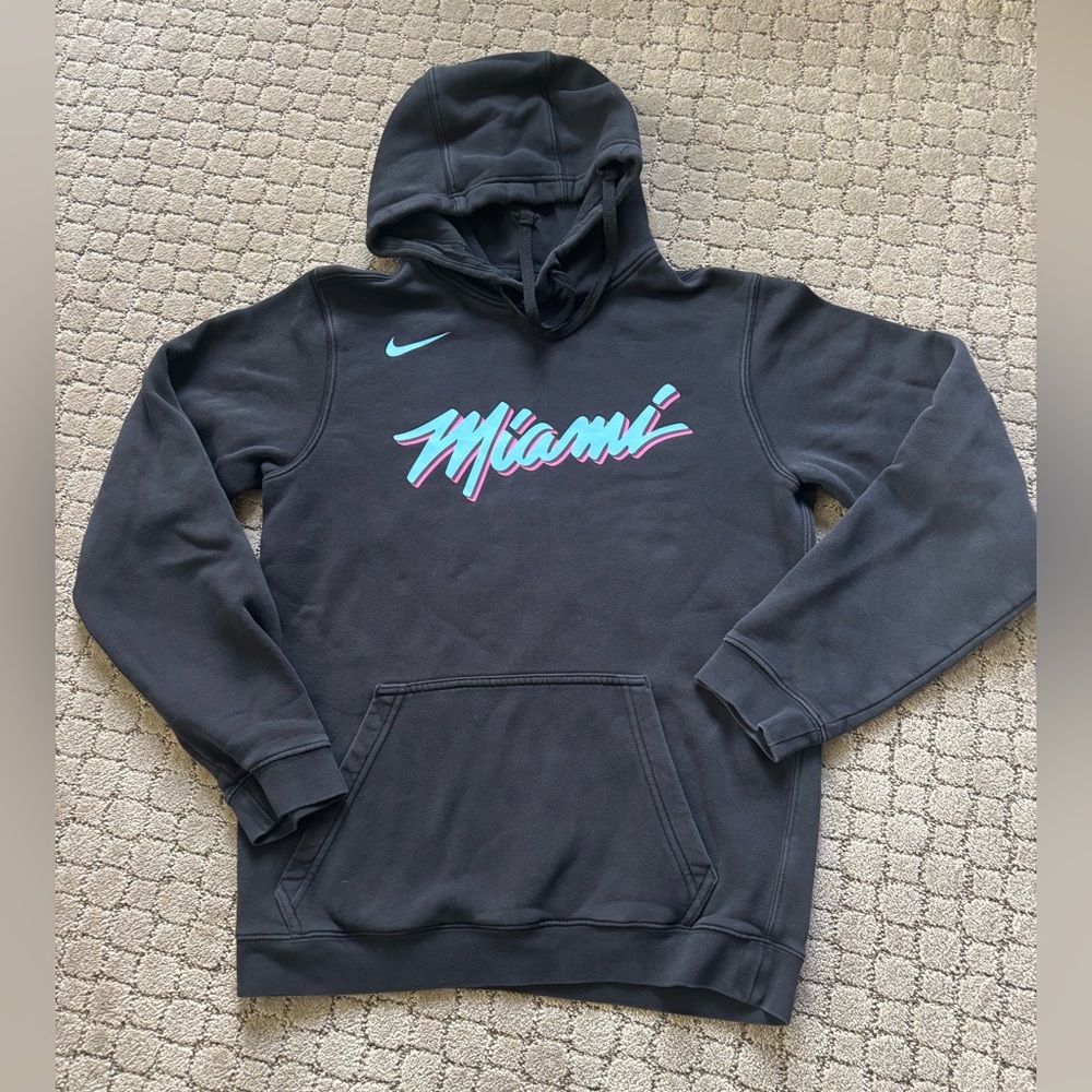 Nike Black Miami Heat Nike NBA Hoodie